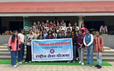 श्री क्लॉथ मार्केट कन्या वाणिज्य महाविद्यालय की छात्राओं द्वारा ‘केशर पर्वत’ की विजिट