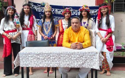 श्री क्लॉथ मार्केट कन्या वाणिज्य महाविद्यालय में बलराम जयंती एवं श्रीकृष्ण जन्माष्टमी महोत्सव मनाया गया
